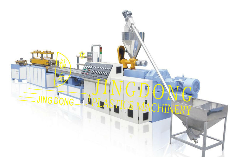 Soft PVC sealing strip belt extrusion machine/plastic profile production line