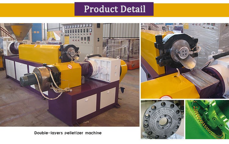 cheap price excellent plasticizing multi stage twin screw plastic granule making machine