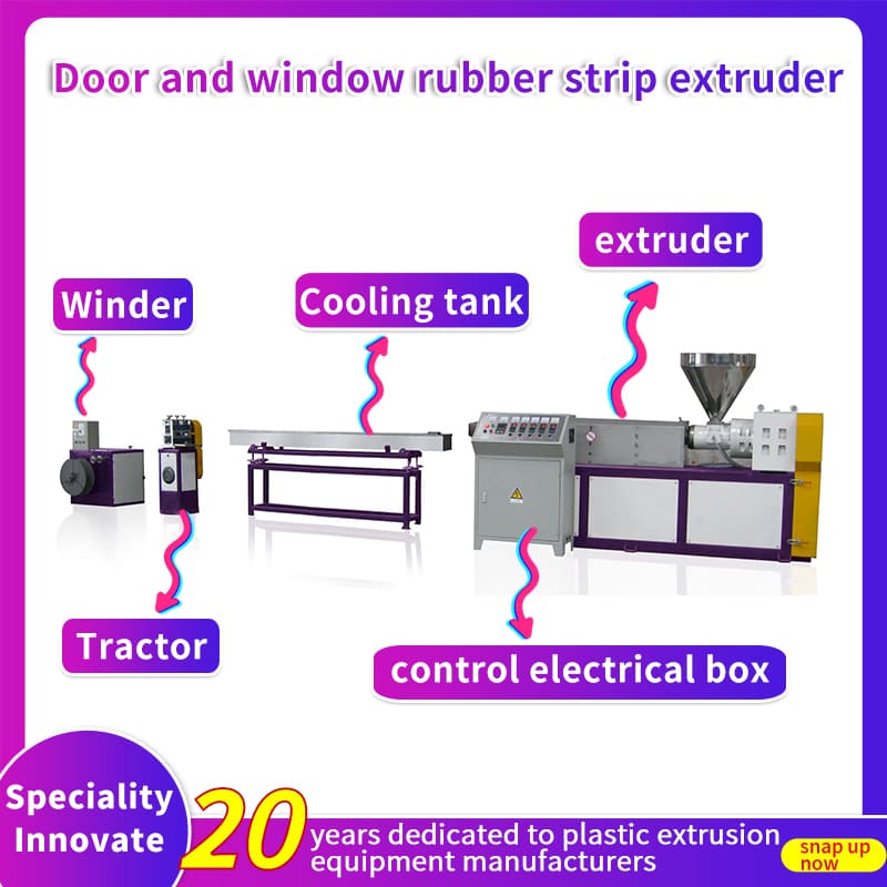 Industrial Plastic Strip Extrusion Equipment